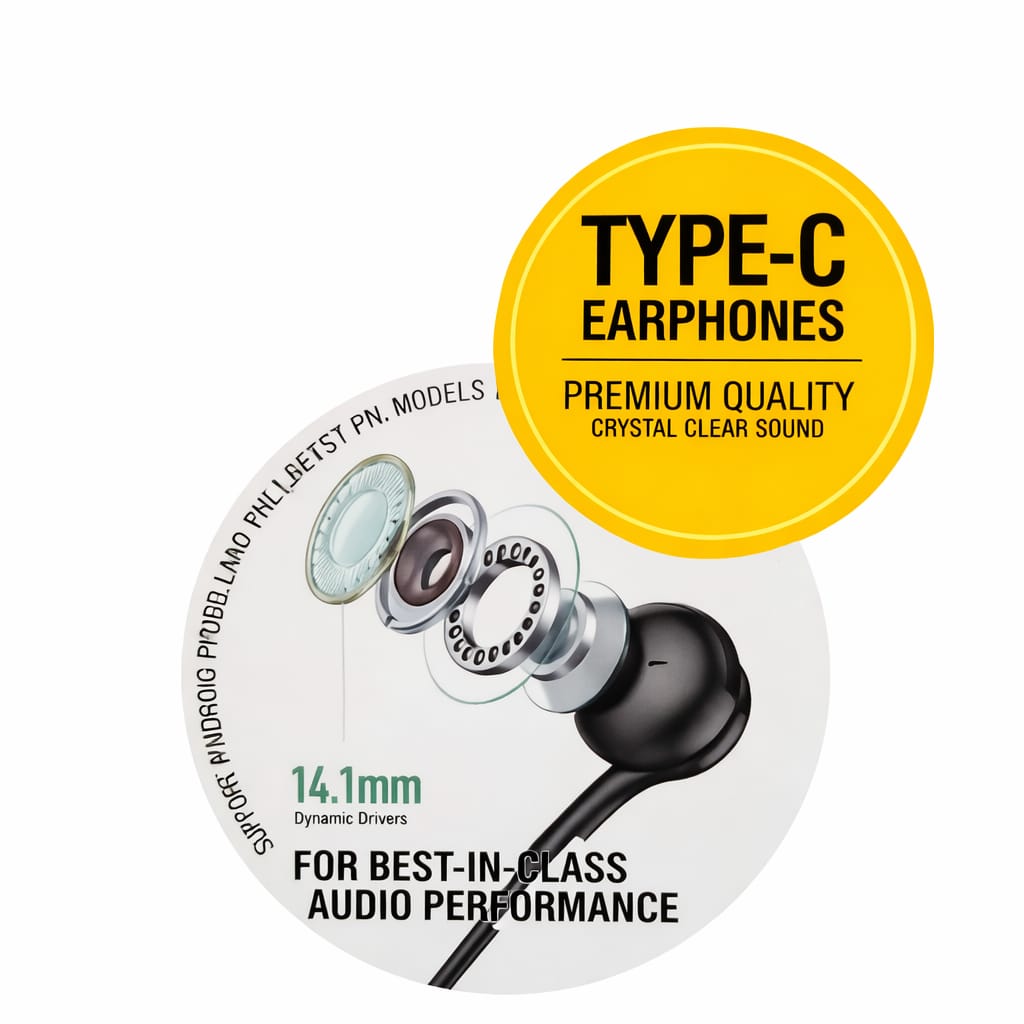 Ubon TC-286 type -c Headphone