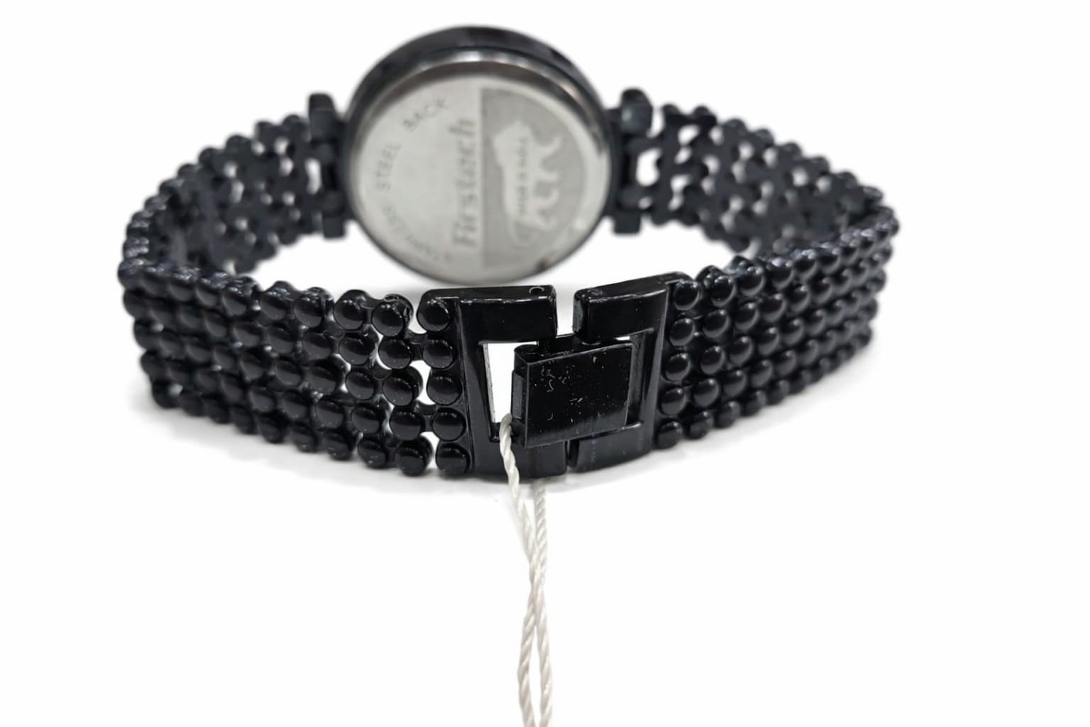 (Firstech) Elegant  Crystal Black Bracelet Watch