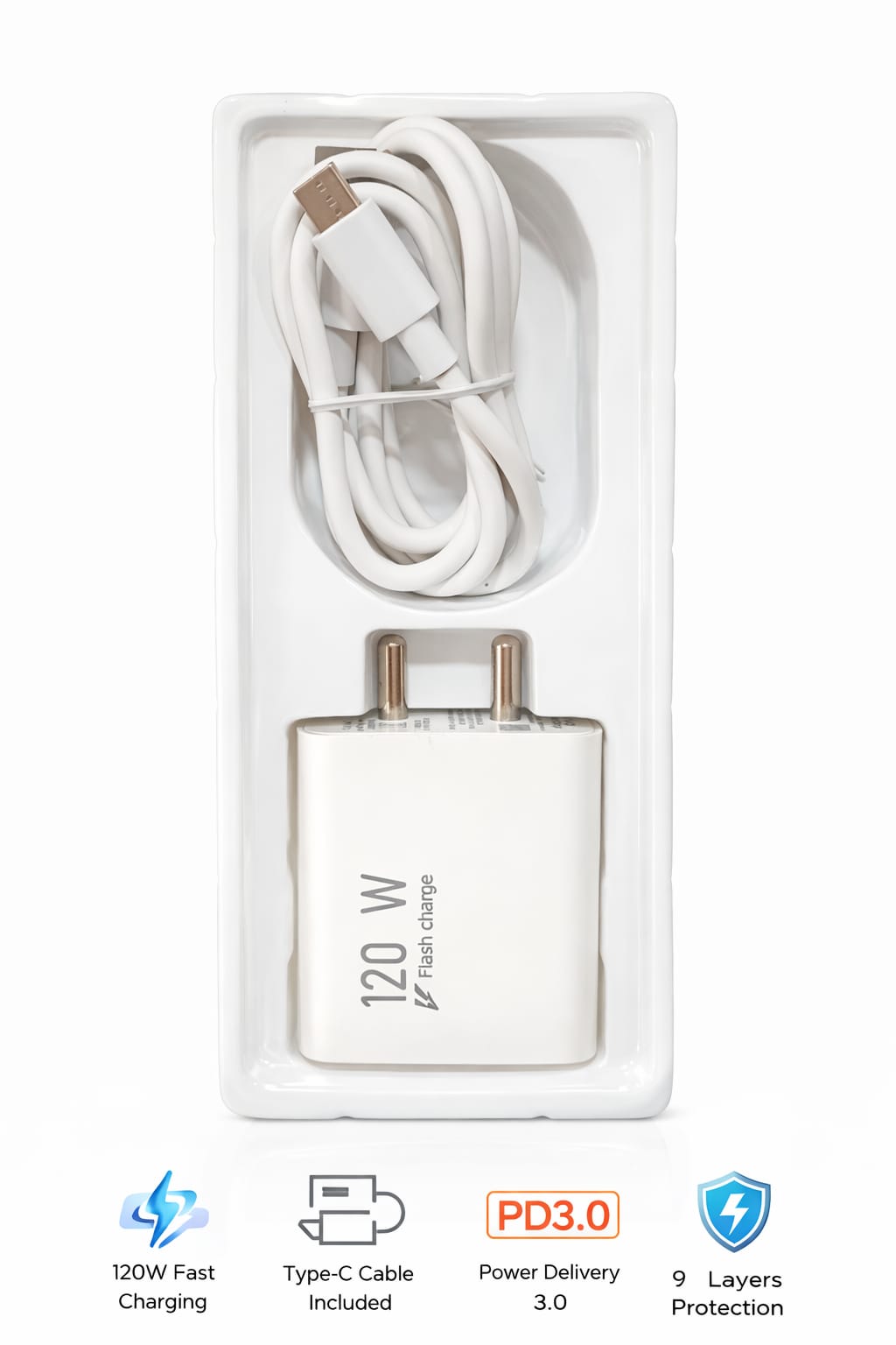 Vivo X100 Pro 120W Flash Charge Adapter .