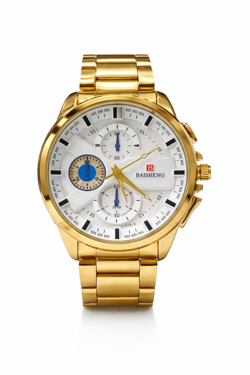 (BAISHENG)  Gold Analog Wrist watch