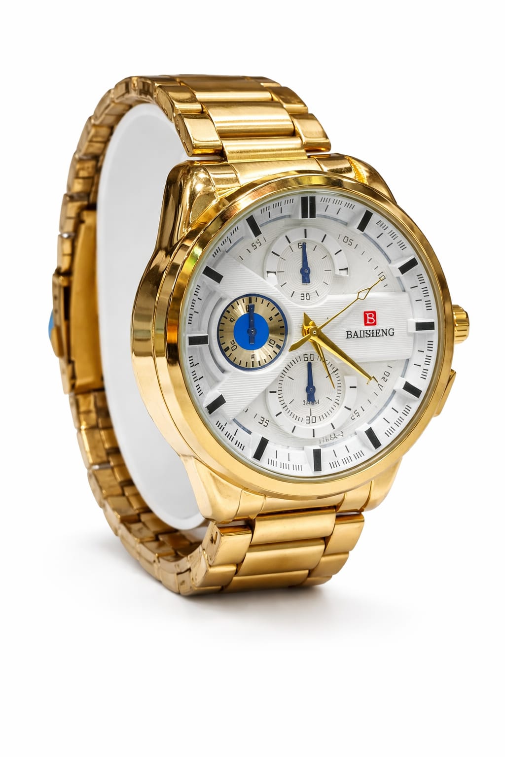 (BAISHENG)  Gold Analog Wrist watch