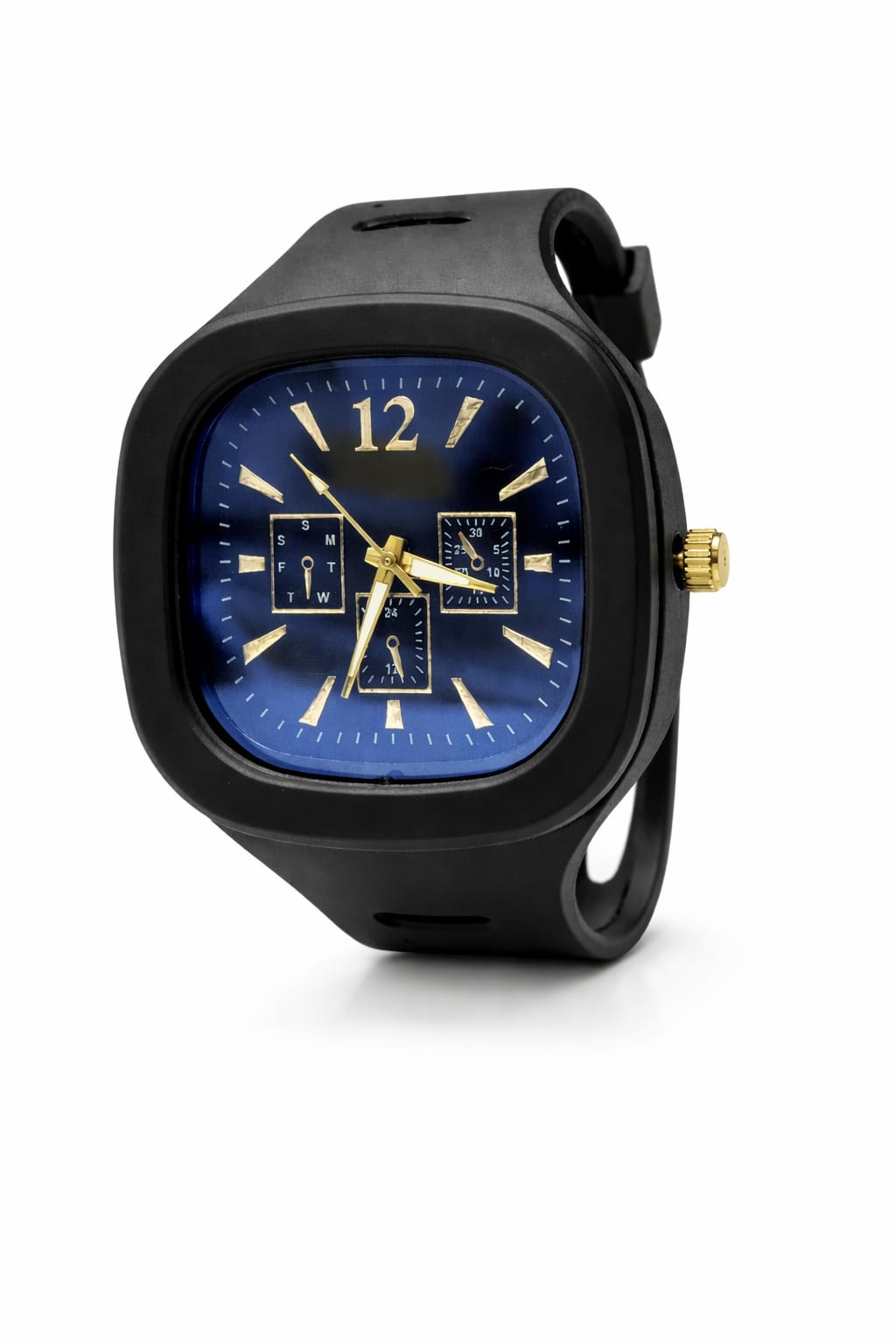 Stylish Square Dial Analog Watch – Premium Silicone Strap