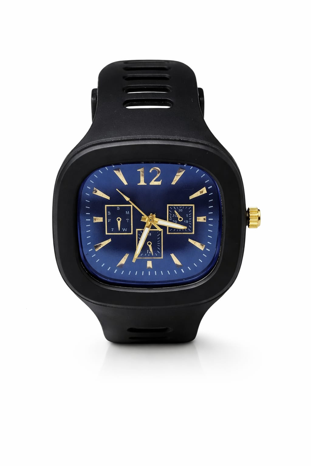 Stylish Square Dial Analog Watch – Premium Silicone Strap