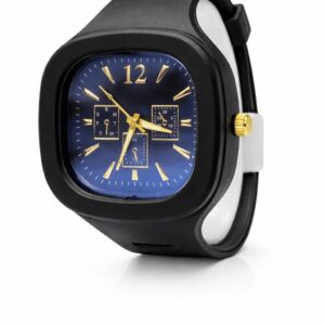 Stylish Square Dial Analog Watch – Premium Silicone Strap