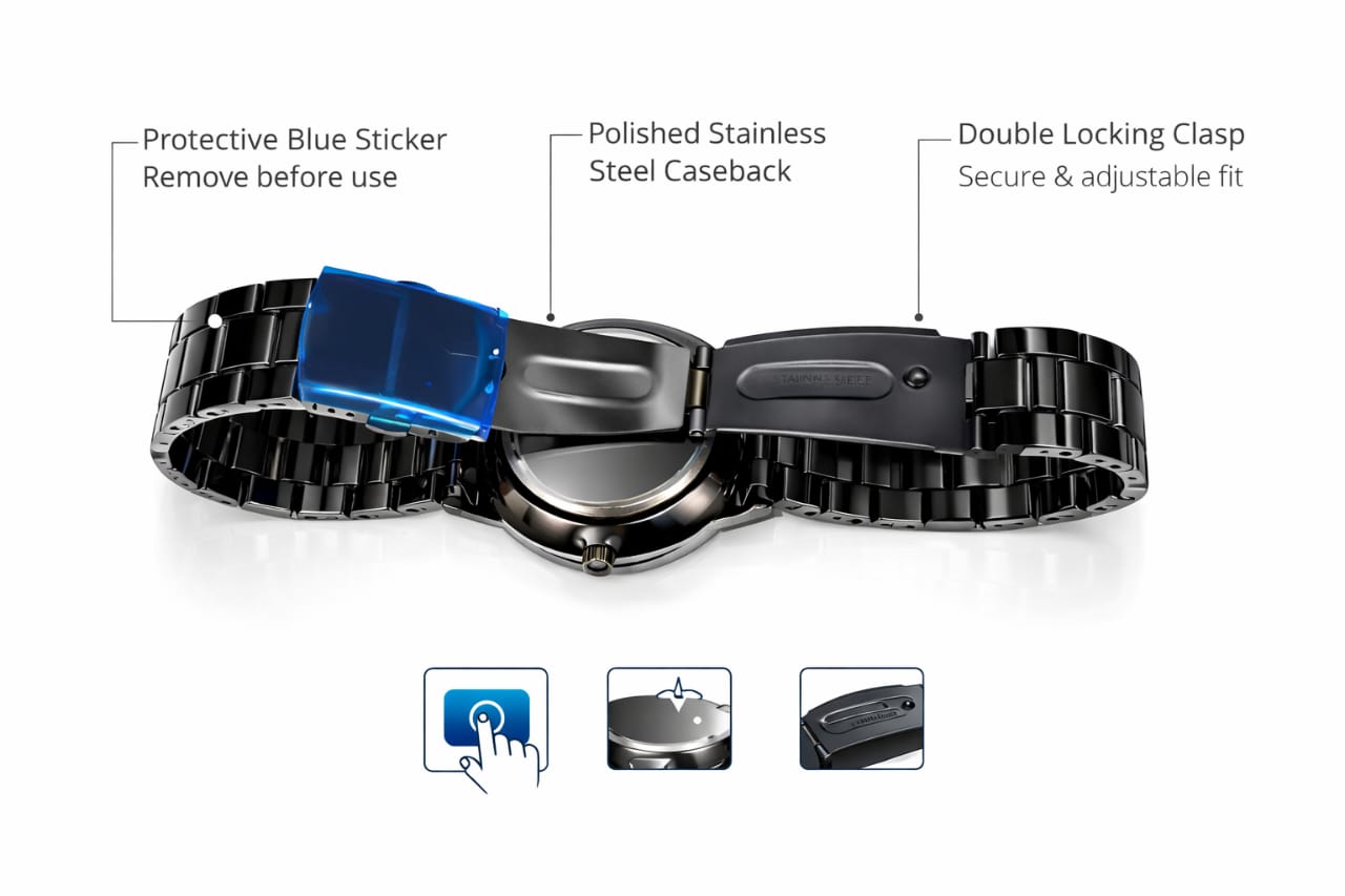 Rotating dial watch (For boys)