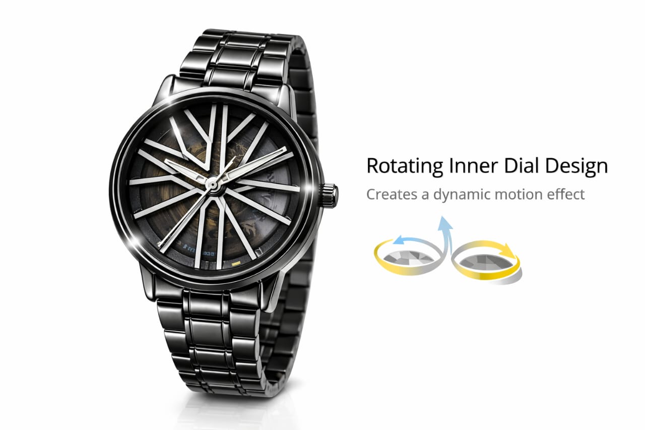 Rotating dial watch (For boys)