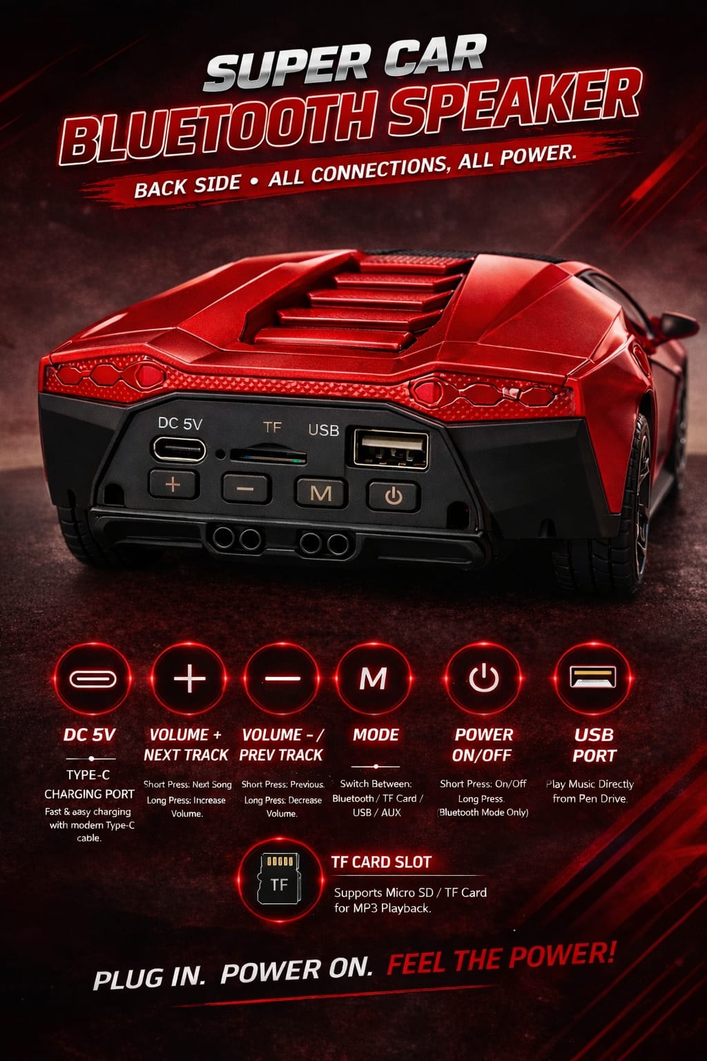 (MZ )car bluetooth speaker