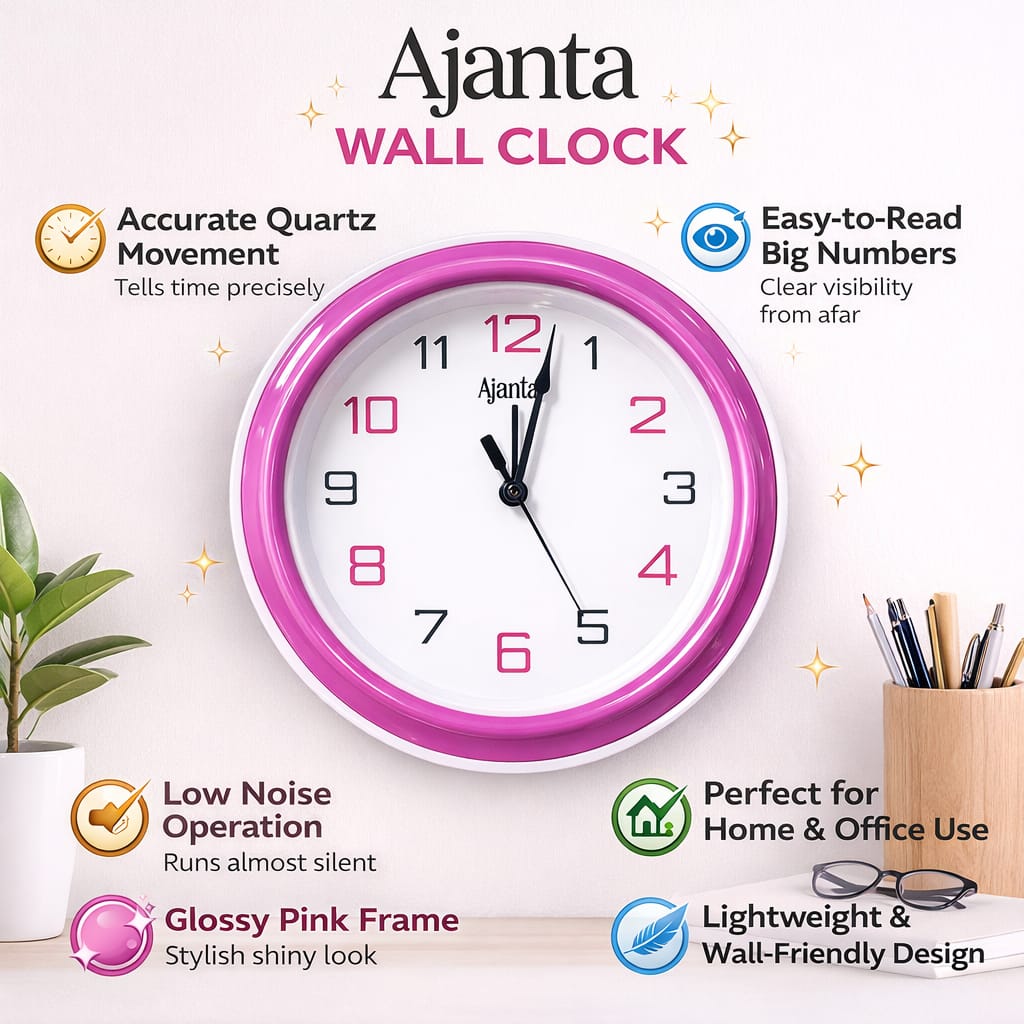 Ajanta wall clock (Mini)