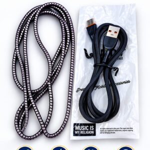 (Ubon)Type'c' data cable & Cable protector (Combo Offer )