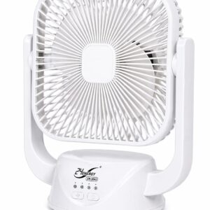 24 Energy 8-Inch Desktop Fan (Model EN-3043) – USB Rechargeable Portable Fan