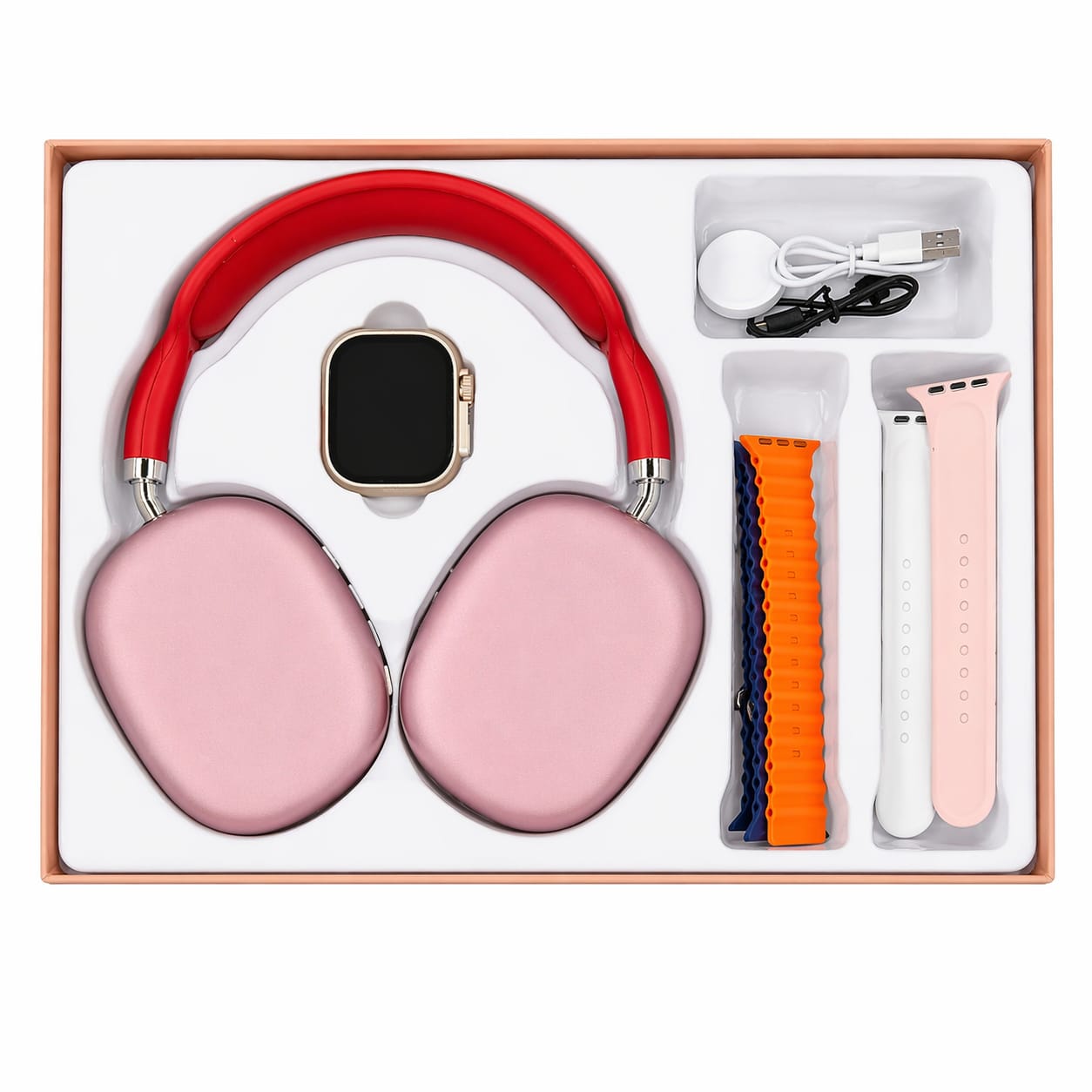 Crown C9 Smartwatch & Headphone Combo Set