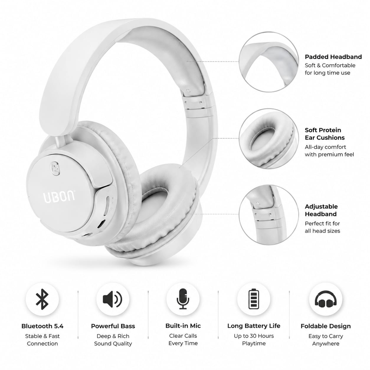 Ubon hp-705 BEAST  premium wireless headphone