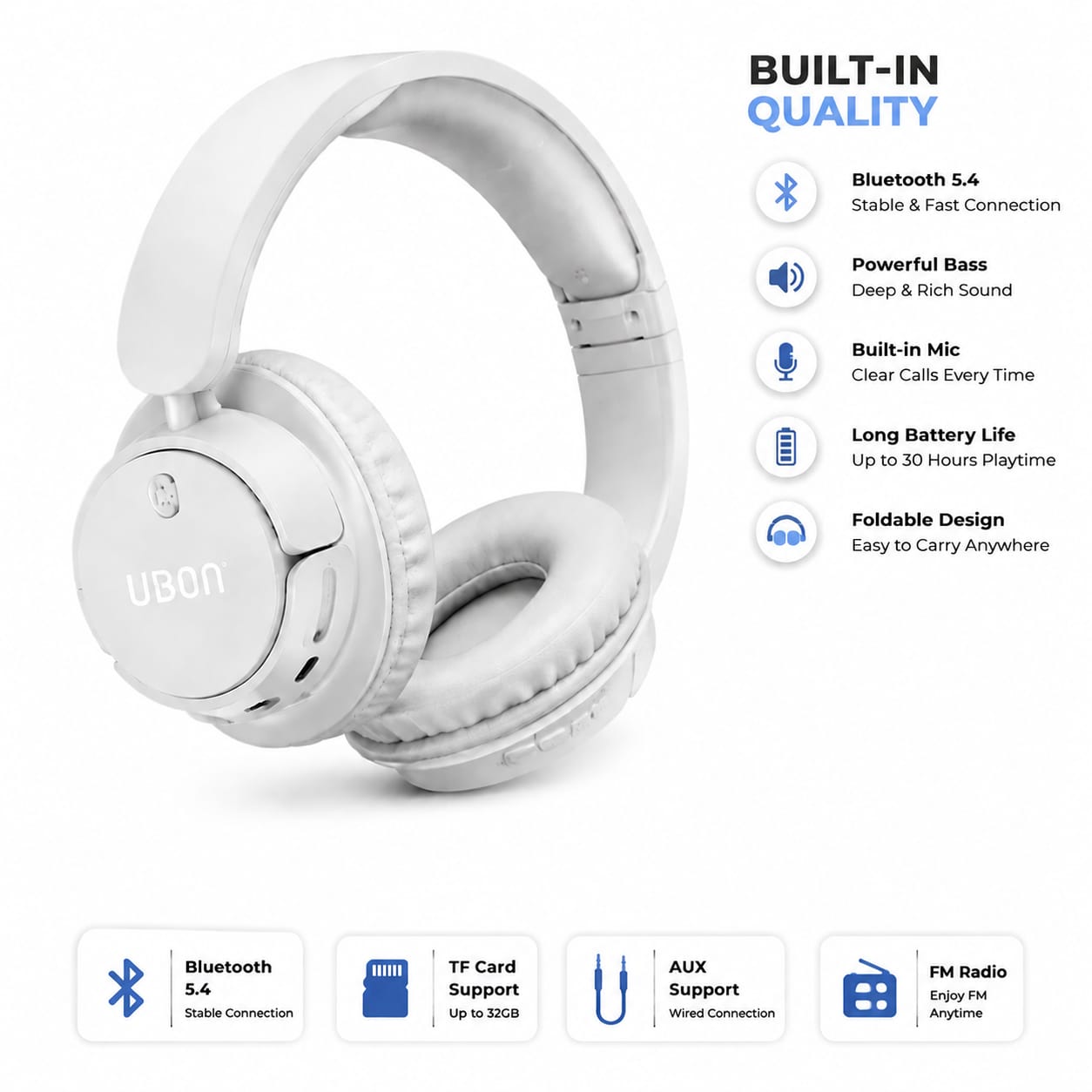 Ubon hp-705 BEAST  premium wireless headphone