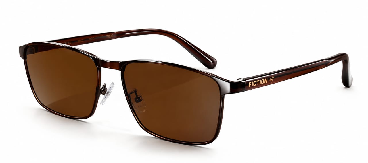 Brown tinted (polarized sunglass)