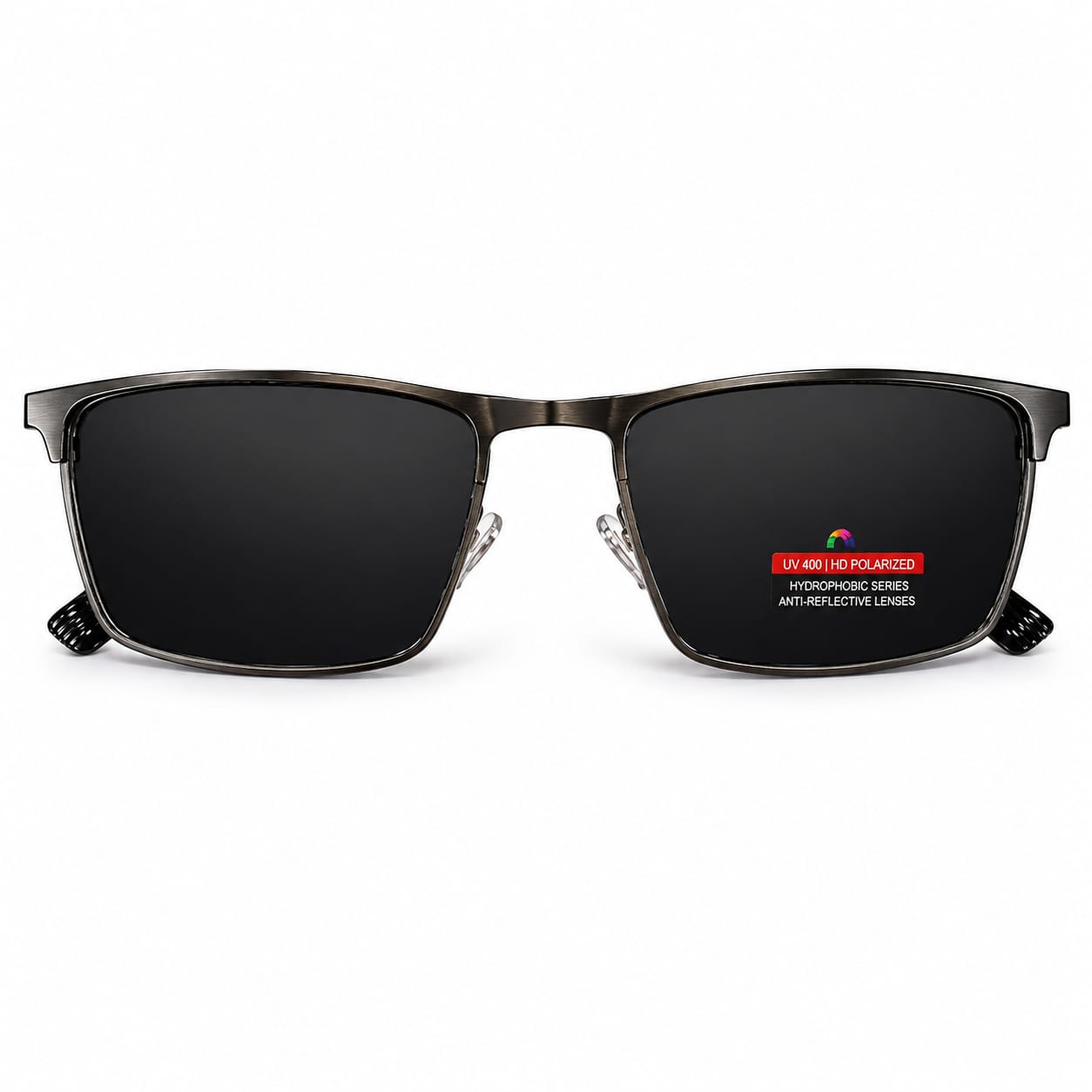 Polarized black sunglass