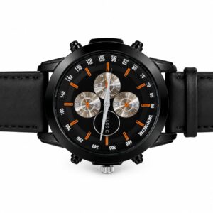 (Black) man wrist watch .