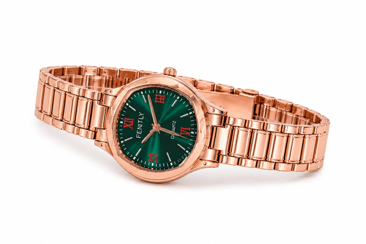 ⌚ FENTLY Rose Gold Analog Watch( LADIES)
