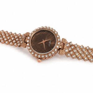 ⌚ FENTLY Luxury Crystal Rose Gold Watch (LADIES)