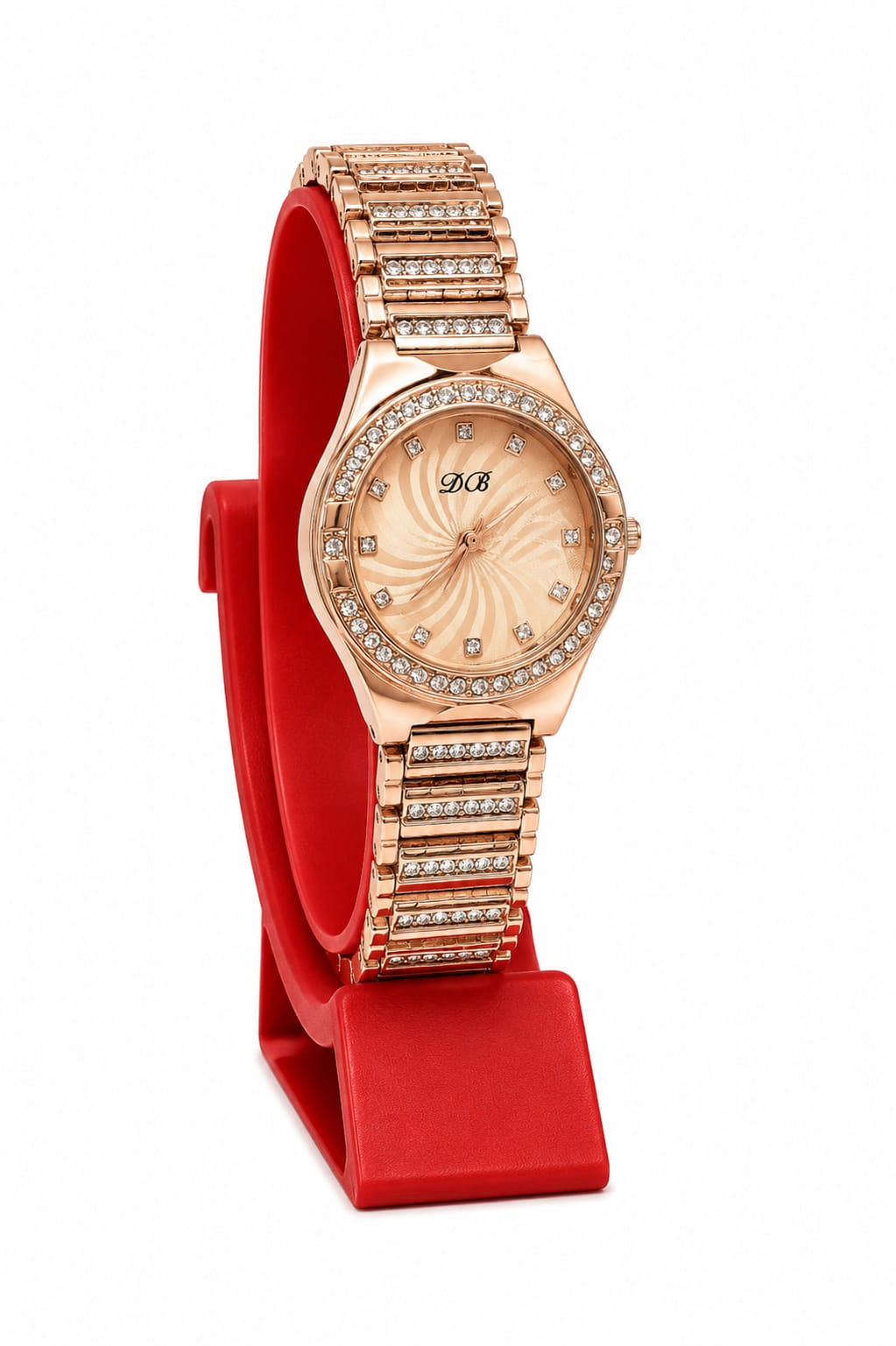 ⌚ DB Luxury Rose Gold Crystal Watch (LADIES)