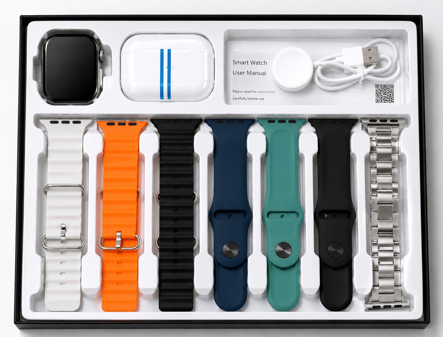 Max 426 AMOLED Smart Watch – 7+1 Seven In One  headphone (FREE)
