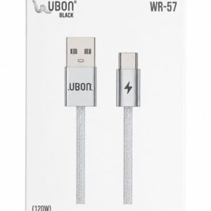 UBON WR-57 USB to Type-C Fast Charging Cable (1 Meter) protector (FREE)