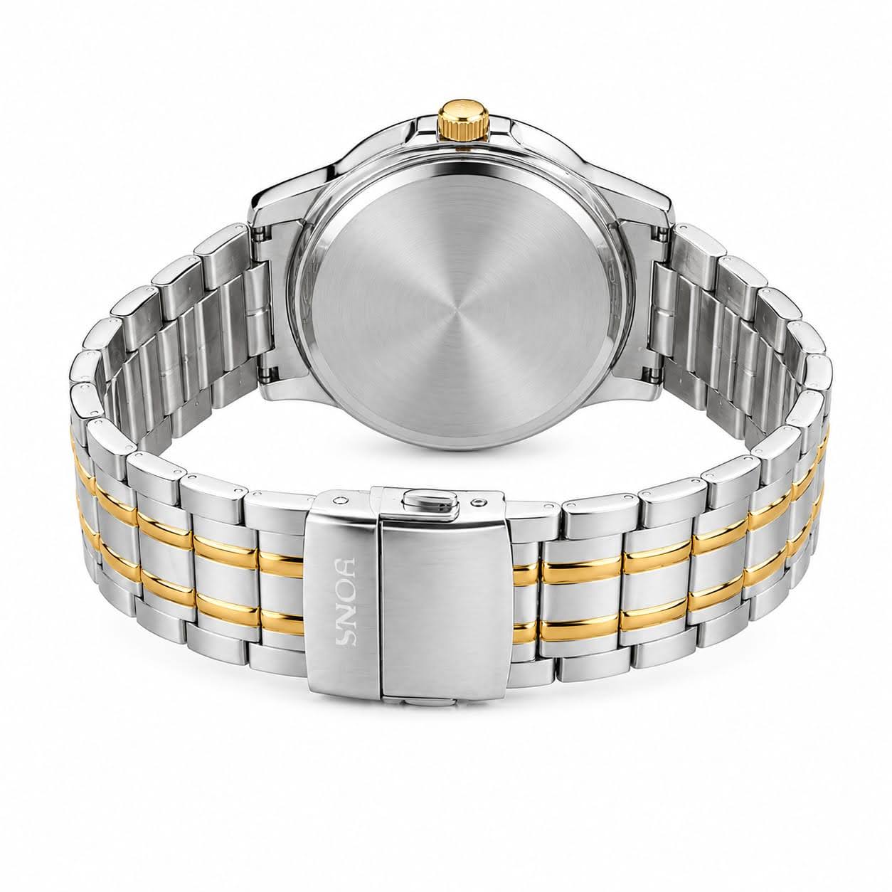 SONA Premium Gold & Silver Men's Watch ⌚✨