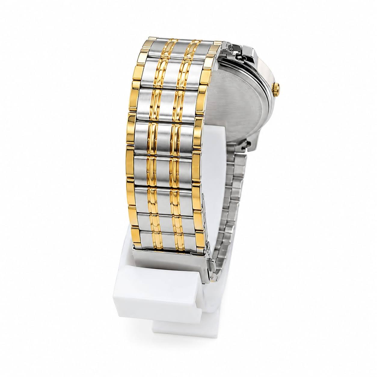 SONA Premium Gold & Silver Men's Watch ⌚✨