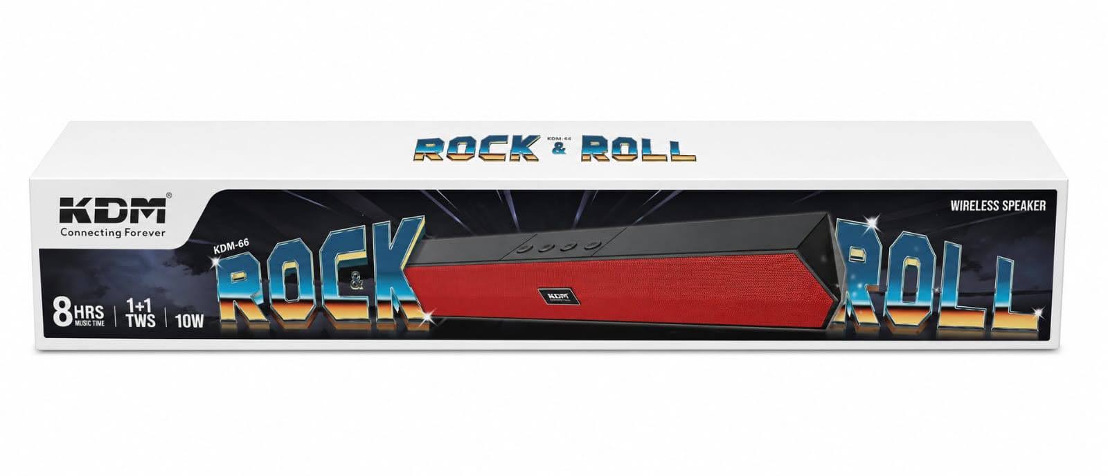 KDM Rock & Roll Wireless Speaker (KDM-66)
