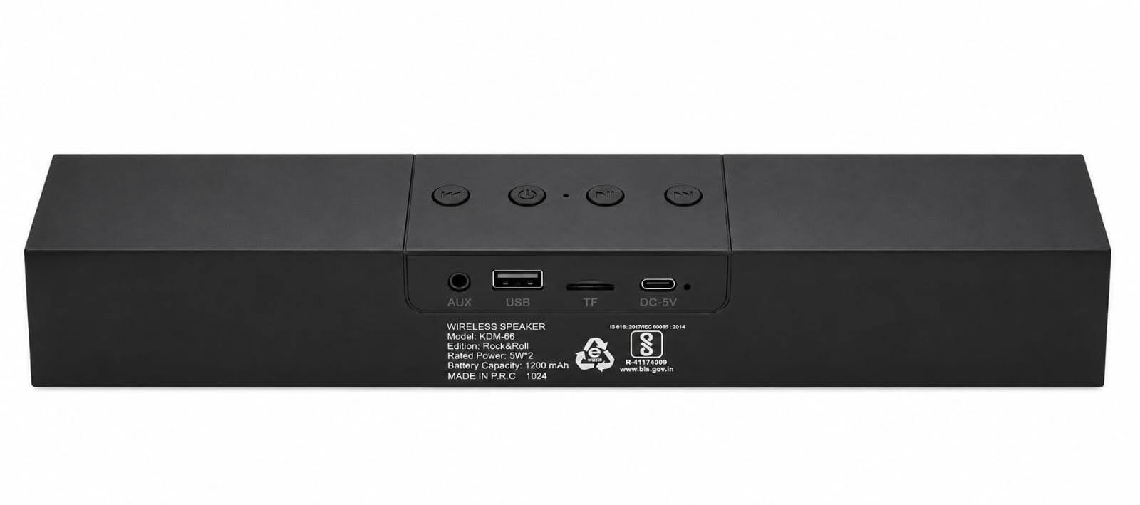 KDM Rock & Roll Wireless Speaker (KDM-66)