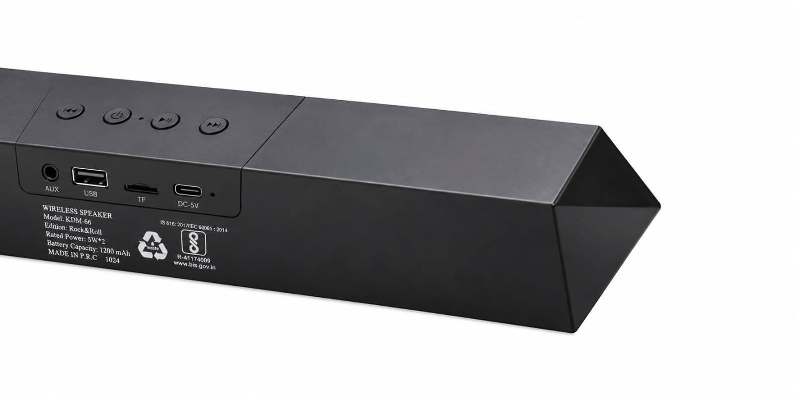 KDM Rock & Roll Wireless Speaker (KDM-66)