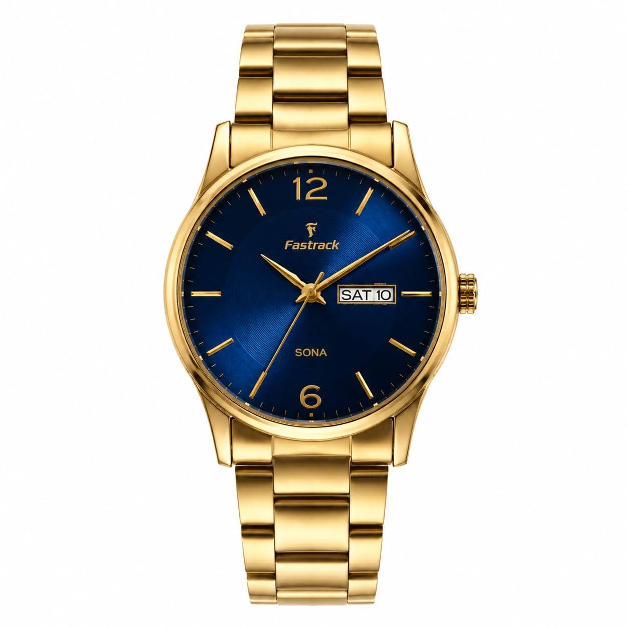 Fastrack Sona Gold Analog Watch – Premium Elegance for Every Occasion