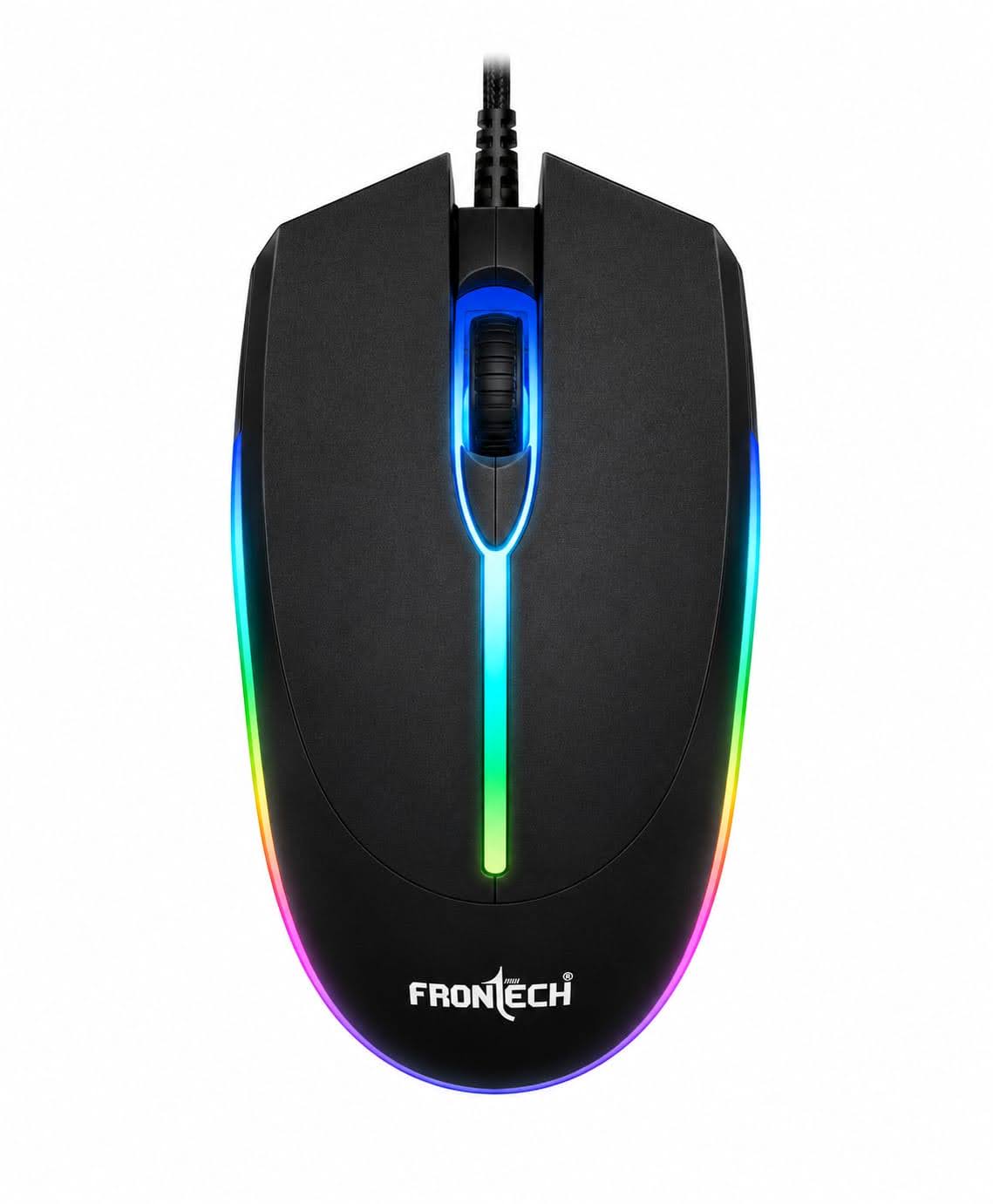 🔥 FRONTECH MS-0068 RGB Optical Mouse + FREE 5 Pack Gaming Finger Sleeves 🔥