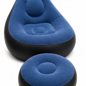Inflatable Air Sofa Chair with Footrest Relax